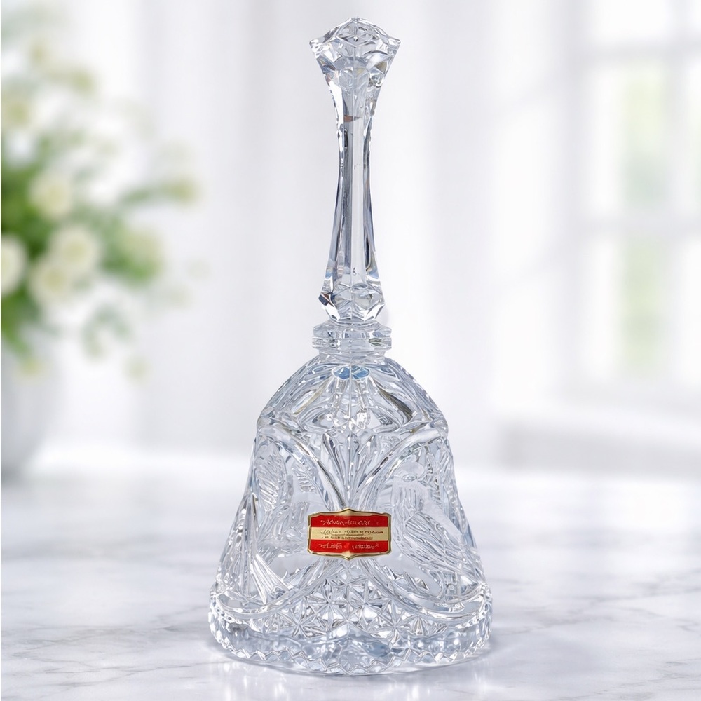 VTG ~ Bleikristall Lead Crystal Bell 🔔 8”